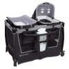 imageBaby Trend Lil Snooze Deluxe III Nursery Center Playard for Twins Cozy GreyQuarry