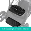 imageBaby Trend Morph Single to Double Modular Stroller Dash BlackDash Grey