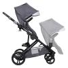 imageBaby Trend Morph Single to Double Stroller Second Seat Dash BlackDash Grey