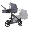 imageBaby Trend Morph Single to Double Stroller Second Seat Dash BlackDash Grey