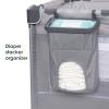 imageBaby Trend Nursery Den Playard with Snooze Pod and Flip Over Changer Diamond SageMadrid Plaid