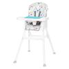 imageBaby Trend Adapt SpaceSaving Booster High Chair Pebblestone AquaOrbits White