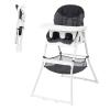 imageBaby Trend Flat Fold High Chair Stellar Black
