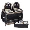 imageBaby Trend Lil Snooze Deluxe III Nursery Center Playard for Twins Cozy GreyCircle Tech