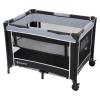 imageBaby Trend Portable Playard with Bassinet and Travel Bag Nursery Center LimeTwinkle Grey