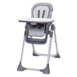 imageBaby Trend Adapt SpaceSaving Booster High Chair Pebblestone AquaCozy Grey