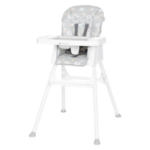 imageBaby Trend Adapt SpaceSaving Booster High Chair Pebblestone AquaTwo of a Kind Grey