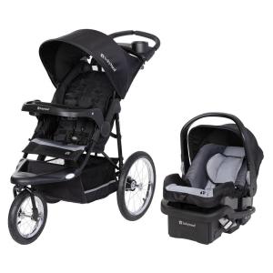 imageBaby Trend Expedition Jogger Travel System with EZLift Infant Car Seat Dash PinkDash Black