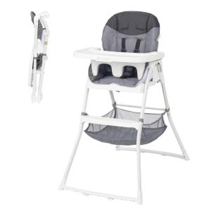 imageBaby Trend Flat Fold High Chair Stellar Grey