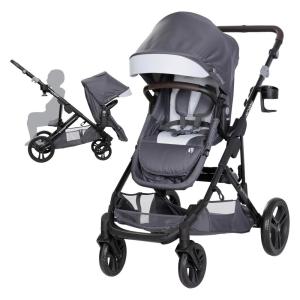 imageBaby Trend Morph Single to Double Modular Stroller Dash BlackDash Grey