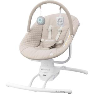 imageBaby Trend Sit N Sway Portable Swing Dash GreyDash Tan