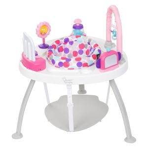 imageSmart Steps 3in1 Bounce N Play Activity Center Plus with STEM Learning Toys Princess PinkPrincess Pink