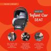imageBaby Trend Ally Newborn Baby Infant Car Seat Carrier Travel System with Harness and Extra Cozy Cover for Babies Up to 35 Pounds StormyStormy