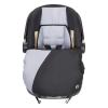 imageBaby Trend Ally Newborn Baby Infant Car Seat Carrier Travel System with Harness and Extra Cozy Cover for Babies Up to 35 Pounds StormyStormy