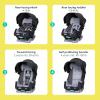 imageBaby Trend Cover Me 4in1 Convertible Car Seat VespaDark Moon