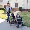 imageBaby Trend Double Infant and Toddler Stroller w Harness and Basket Sit N Stand KhakiModern Khaki