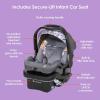 imageBaby Trend EZ Ride SE Travel System with SecureLift Infant Car Seat Dash SageBluebell