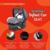 imageBaby Trend EZLift 35 Plus Ergonomic Lightweight RearFacing Infant Car Seat with MultiPosition Base and Cozy Cover Modern KhakiMagnolia