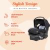 imageBaby Trend EZLift 35 Plus Ergonomic Lightweight RearFacing Infant Car Seat with MultiPosition Base and Cozy Cover Modern KhakiStormy