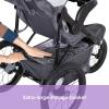 imageBaby Trend Expedition Zero Flat Jogger with LED Lights Dash Grey