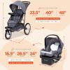 imageBaby Trend Journey Jogger Travel System Stellar BlackStellar Grey