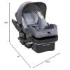 imageBaby Trend Passport Cargo Travel System with EZLift Plus Infant Car Seat Black BambooGrey Bamboo