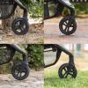 imageBaby Trend Passport Seasons AllTerrain Stroller Travel System with EZLift PLUS Infant Car Seat Dash GreyDash Black