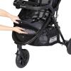 imageBaby Trend Passport Seasons AllTerrain Stroller Travel System with EZLift PLUS Infant Car Seat Dash GreyDash Black