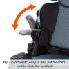 imageBaby Trend Protect 2in1 Folding Booster Seat Dash RoseAqua Tech
