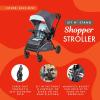 imageBaby Trend Sit N Stand 5 in 1 Shopper Stroller Blue MistBlue Mist