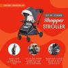 imageBaby Trend Sit N Stand 5 in 1 Shopper Stroller Blue MistMagnolia