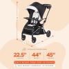 imageBaby Trend Sit N Stand 5 in 1 Shopper Stroller Blue MistModern Khaki