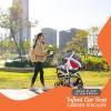imageBaby Trend Snap N Go EX Polyester Lightweight Foldable Universal Single Infant Car Seat Carrier with 2 Cup Holder and Covered Compartment BlackSingle