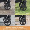 imageBaby Trend Tango 3 AllTerrain Stroller Travel System with EZLift PLUS Infant Car Seat Ultra PinkDash Tan