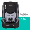 imageBaby Trend Trooper Slim 3in1 Convertible Car Seat Dash BlackDash Black