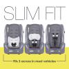 imageBaby Trend Trooper Slim 3in1 Convertible Car Seat Dash BlackDash Grey