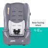 imageBaby Trend Trooper Slim 3in1 Convertible Car Seat Dash BlackDash Grey