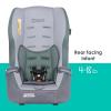 imageBaby Trend Trooper Slim 3in1 Convertible Car Seat Dash BlackDash Sage