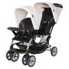 imageBaby Trend Double Infant and Toddler Stroller w Harness and Basket Sit N Stand KhakiModern Khaki