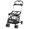 imageBaby Trend Snap N Go EX Polyester Lightweight Foldable Universal Single Infant Car Seat Carrier with 2 Cup Holder and Covered Compartment BlackSingle