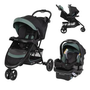 imageBaby Trend EZ Ride SE Travel System with SecureLift Infant Car Seat Dash SageDash Sage