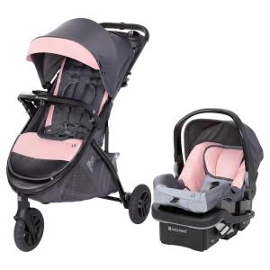 imageBaby Trend Tango 3 AllTerrain Stroller Travel System with EZLift PLUS Infant Car Seat Ultra PinkUltra Pink