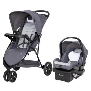 imageBaby Trend Venture 3Wheel Stroller Travel System Stellar Grey