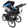 imageBaby Trend Expedition Jogger Travel System with EZ FlexLoc Infant Car Seat Millenium BlueMillennium Blue