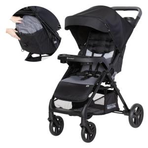 imageBaby Trend Passport Carriage Stroller Ultra BlackFieldstone Grey