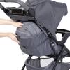 imageBaby Trend Passport Carriage Stroller Travel System with EZLift Infant Car Seat Dash BlackGrey Bamboo