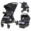 imageBaby Trend Passport Carriage Stroller Travel System with EZLift Infant Car Seat Dash BlackDash Black