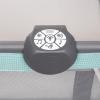 imageBaby Trend Nursery Den Playard with with Rocking Cradle Snooze Pod Flip Over Changer Daisy PinkCozy Mint