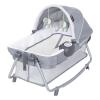 imageBaby Trend Nursery Den Playard with with Rocking Cradle Snooze Pod Flip Over Changer Daisy PinkCozy Mint
