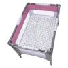 imageBaby Trend Nursery Den Playard with with Rocking Cradle Snooze Pod Flip Over Changer Daisy PinkDaisy Pink
